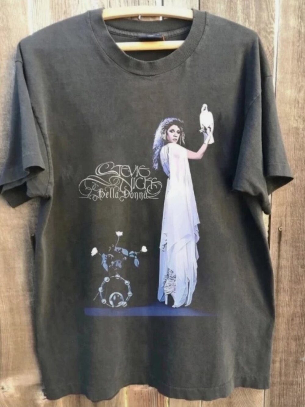 Stevie Nicks Bella Donna Vintage Style Graphic Black T Shirt